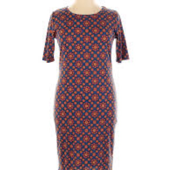 LulaRoe Women's Casual Print Dress - Picture 2 of 8